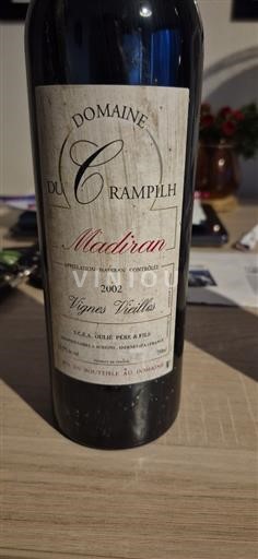 South West Madiran Domaine Crampilh Vignes Vieilles 2002