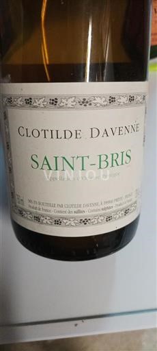 Borgoña Saint-Bris Clotilde Davenne 2020