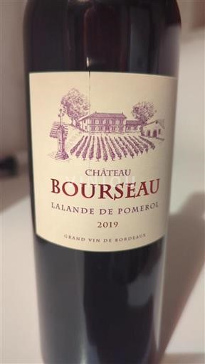 Bordeaux Lalande-de-pomerol Château Bourseau 2019