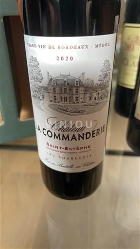 Bordeaux Saint-Estèphe Cru Bourgeois La Commanderie 2020