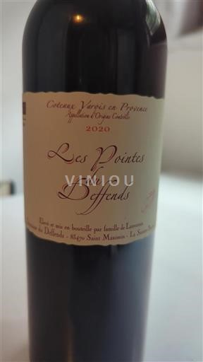 Provenza Coteaux Varois en Provenza Domaine Deffends Les Pointes du Deffends 2020