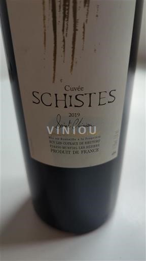 Languedoc Saint-Chinian Les Coteaux de Rieutort Schistes 2019