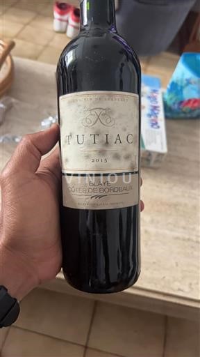 Bordeaux Blaye-côtes-de-bordeaux Tutiac 2015