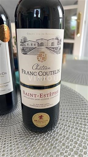 Bordeaux Saint-Estèphe Château Franc Coutelin 2015