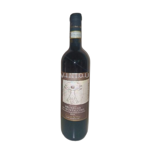 Vin Rouge sec L'Uomo Vitruviano Leonardo Da Vinci 2014 Italie Toscane Brunello di Montalcino DOC