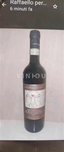 Toscana Brunello di Montalcino Leonardo da Vinci L'Uomo Vitruviano 2014