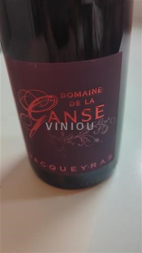 Rhône Valley Vacqueyras Domaine La Ganse 2020