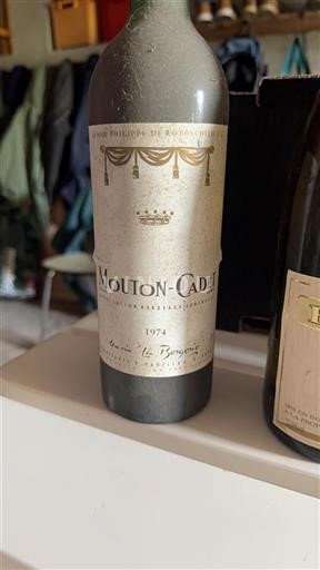 Bordeaux Baron Philippe de Rothschild Mouton-Cadet 1974