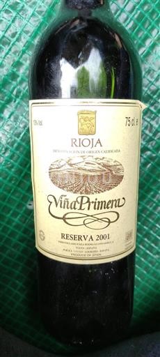 La Rioja rioja Viña Primera Reserva 2001