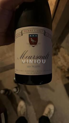 Bourgogne Meursault Domaine Pierre Labet Les Tillets 2019