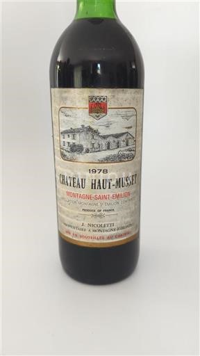 Bordeaux Montagne-saint-émilion Château Haut-Musset 1978