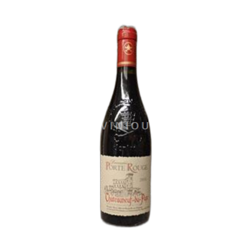 Vin Rouge sec Domaine Porte Rouge 2015 France Vallée du Rhône Châteauneuf-du-pape