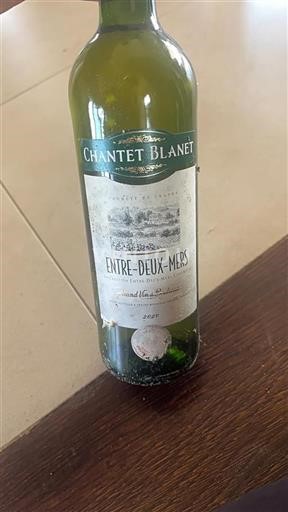 Bordeaux Entre-deux-mers Chanteet Blanet 2020