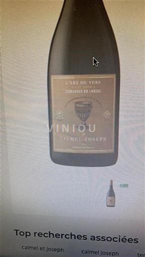 Vin Rouge sec Calmel et Joseph 2022 France Languedoc AOC