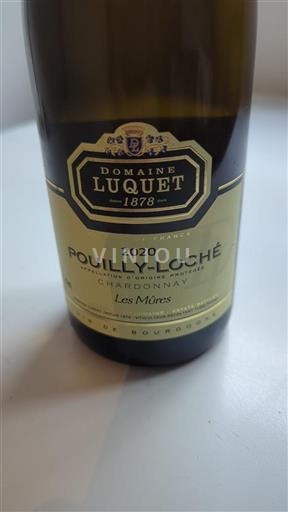 Burgundy Pouilly-Loché Domaine Luquet Les Mûres 2020