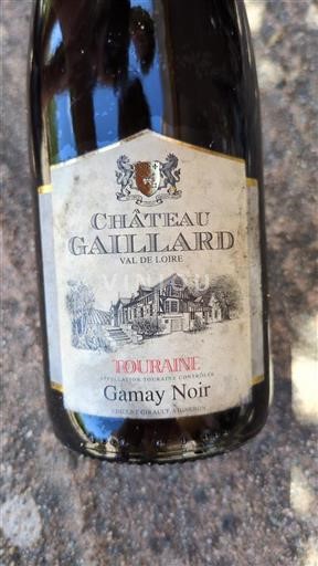 Valle della Loira Touraine Château Gaillard Gamay Noir 2014