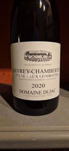 Borgogna Gevrey-Chambertin Premier Cru Domaine Dujac Aux Combottes 2020