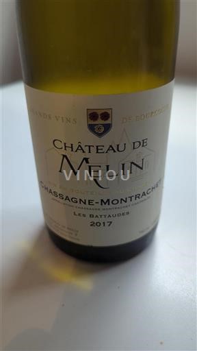 Burgundsko Chassagne-montrachet Château Melin Les Battaudes 2017