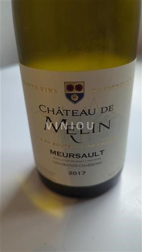 Bourgogne Meursault Château Meulin Les Grands Charrons 2017