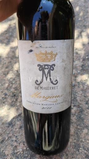 Bordeaux Margaux Malleret 2011