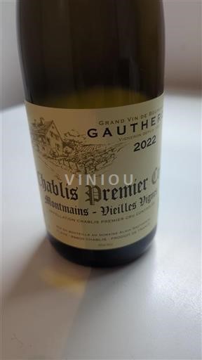 Burgundsko Chablis Premier Cru Domaine Alain Gautheron Montmains - Vieilles Vignes 2022