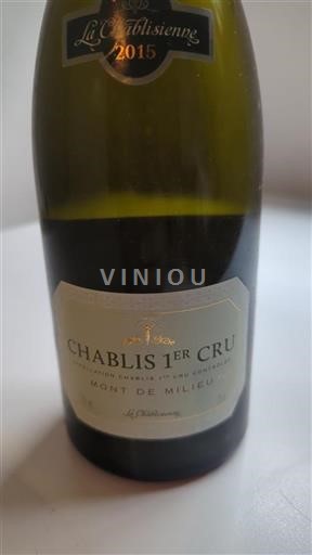 Burgundsko Chablis Premier Cru La Chablisienne Mont de Milieu 2015