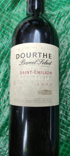 Bordeaux Saint-Émilion Dourthe Barrel Select 2003