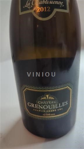 Bourgogne Chablis Grand Cru Château Grenouilles 2012