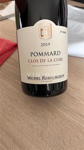 Burgundija Pommard Premier Cru Michel Rebourgeon Clos de la Cure 2019