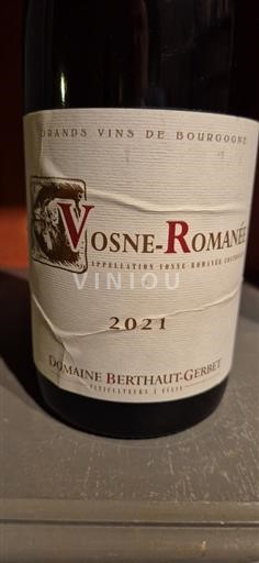 Borgogna Vosne-Romanée Domaine Berthaut-Gerbet 2021