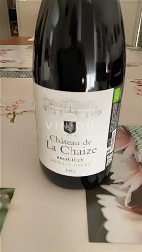 Beaujolais Brouilly Château La Chaize Moulin Favre 2023