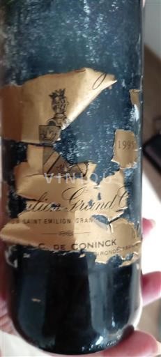 Bordeaux Saint-Émilion Grand Cru Grand Cru Château Grand Corbin 1995