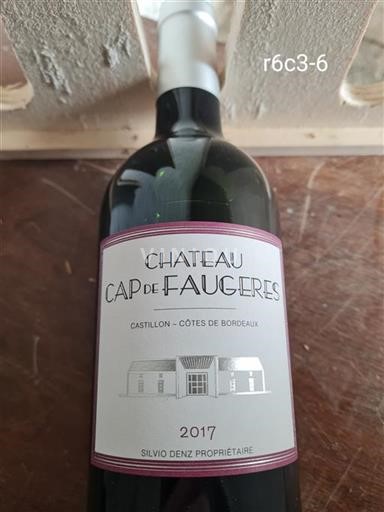 Bordeaux Castillon-côtes-de-bordeaux Château Cap de Faugères 2017