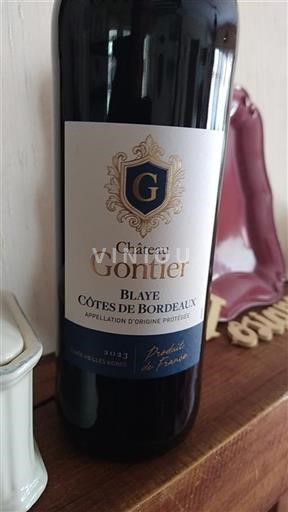 Bordeaux Blaye-côtes-de-bordeaux Château Gontier Vielles Vignes 2023