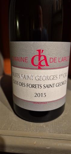 Bourgondië Nuits-saint-georges Premier Cru Domaine L'Arlot Clos des Forêts Saint Georges 2015
