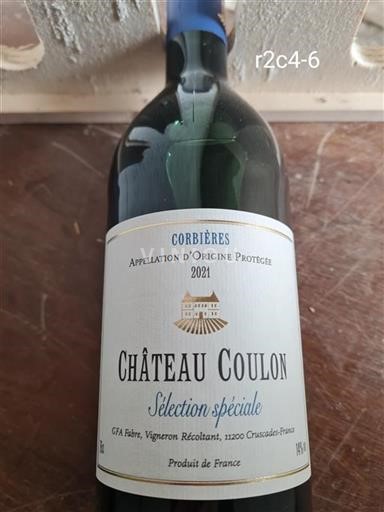 Linguadoca Corbières Château Coulon Sélection spéciale 2021