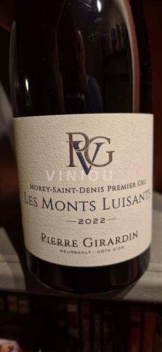 Burgundsko Morey-saint-denis Premier Cru Pierre Girardin Les Monts Luisants 2022