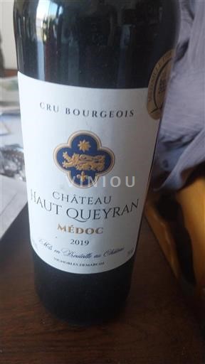 Bordeaux Médoc Cru Bourgeois Château Haut Queyran 2019