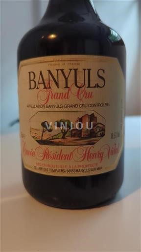 Roussillon Banyuls Grand Cru Cellier des Templiers Président Henry Vidal 1994