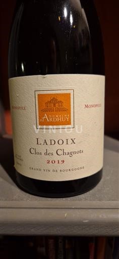 Bourgogne Ladoix Grand Cru Domaine Ardhuy Clos des Chagnots 2019