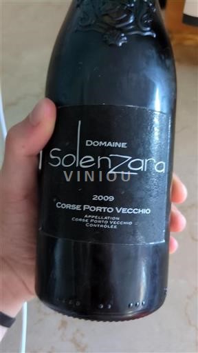 Vin Rouge sec Domaine Solenzara 2009 France Corse AOC