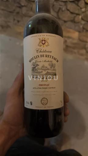 Bordeaux Fronsac Château Moulin de Reynaud Mathilde 2012