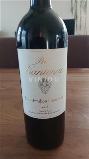Bordeaux Saint-Émilion Grand Cru Grand Cru Petit Cantenac 2019