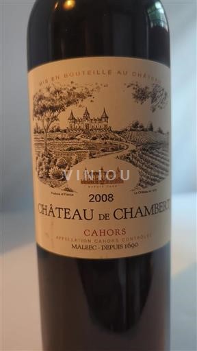 Sudoeste Cahors Château Chambert 2008