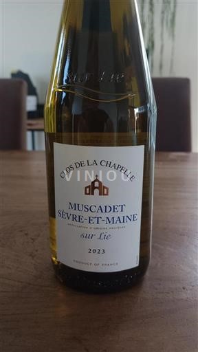 Valle della Loira Muscadet Sèvre et Maine Clos de la Chapelle 2023