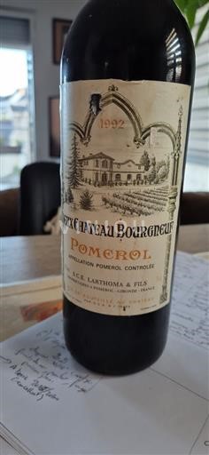 Bordeaux Pomerol Château Vieux Bourgneuf 1992