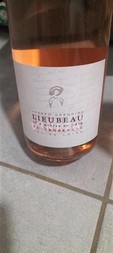 Valle della Loira Non specificato Lieubeau Rosérosérosé 2021