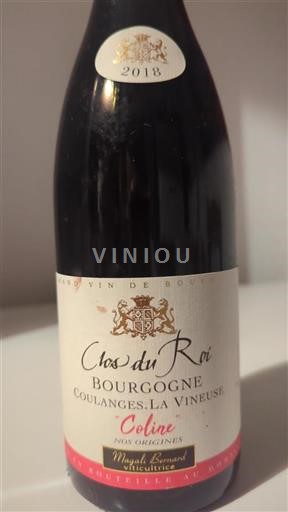 Burgundsko Nespecifikováno Clos du Roi Coline 2018
