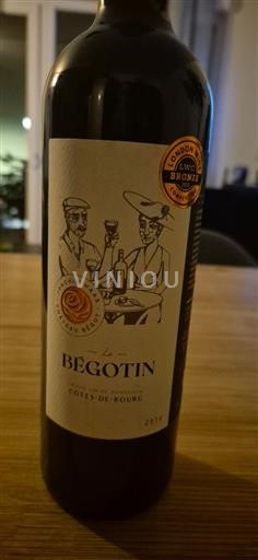 Bordeaux Côtes-de-bourg Château Bégot Le Bégotin 2016