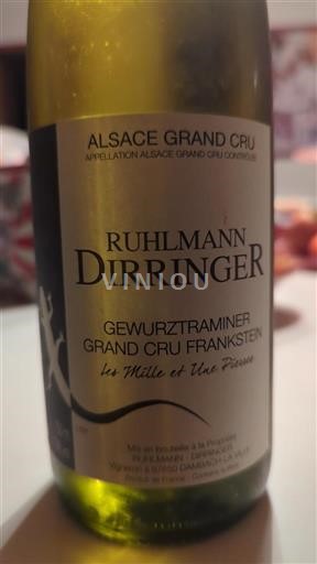 Alsácia Alsácia Grand Cru Grand Cru Ruhlmann Dirringer Les Mille et Une Pierres 2015